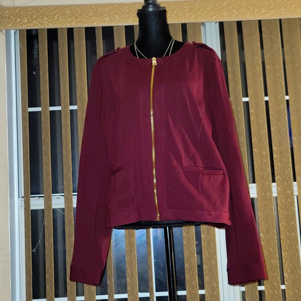 NEW!! MARC NEW YORK BURGUNDY JACKET